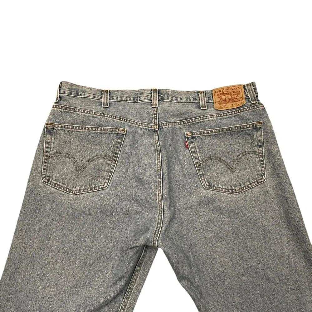Levi's‎ 505 VTG Men's Regular Fit Straight Leg Light Wash Blue Jeans 42/32